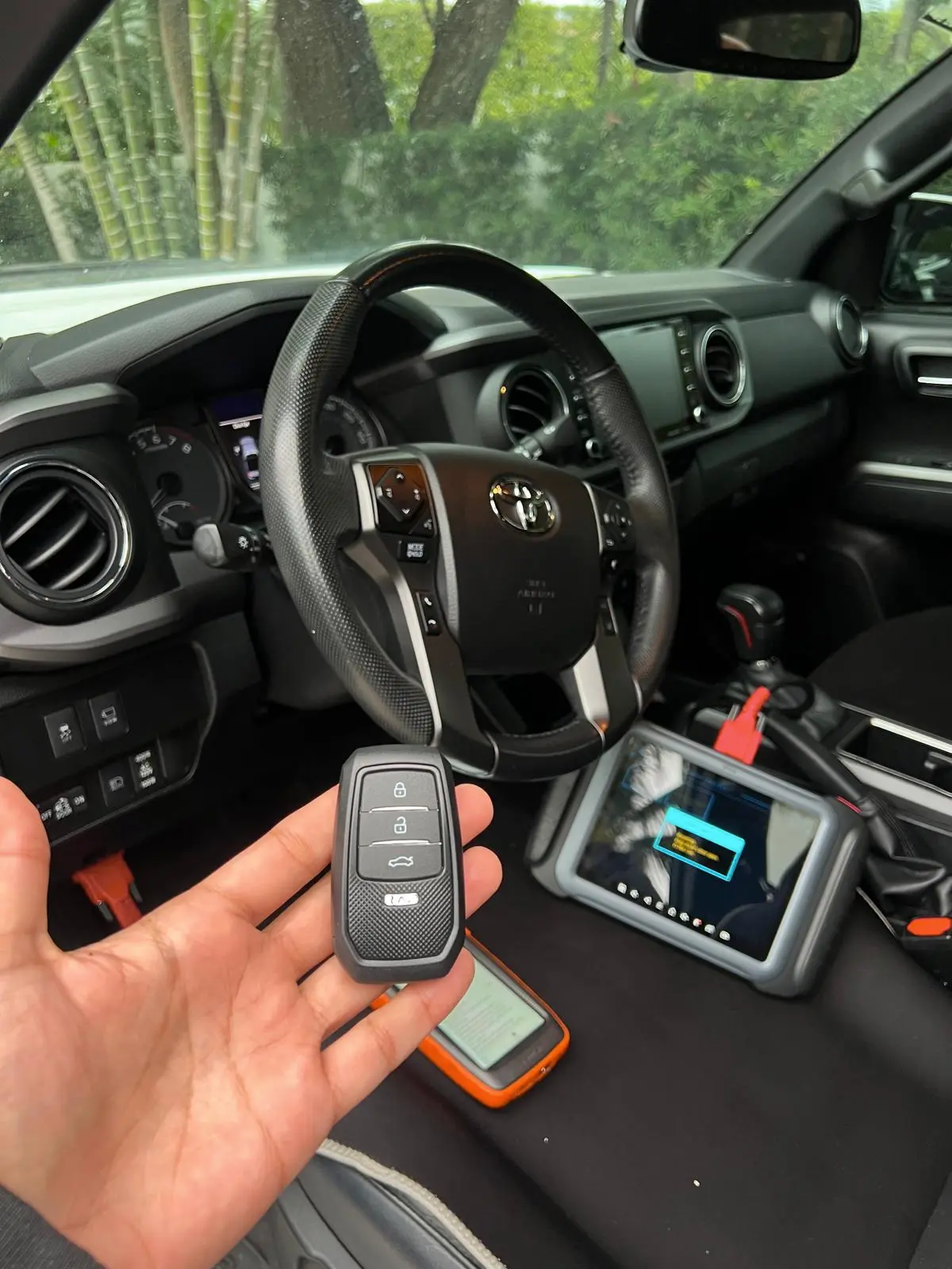 Tacoma smart key added after a key was stolen